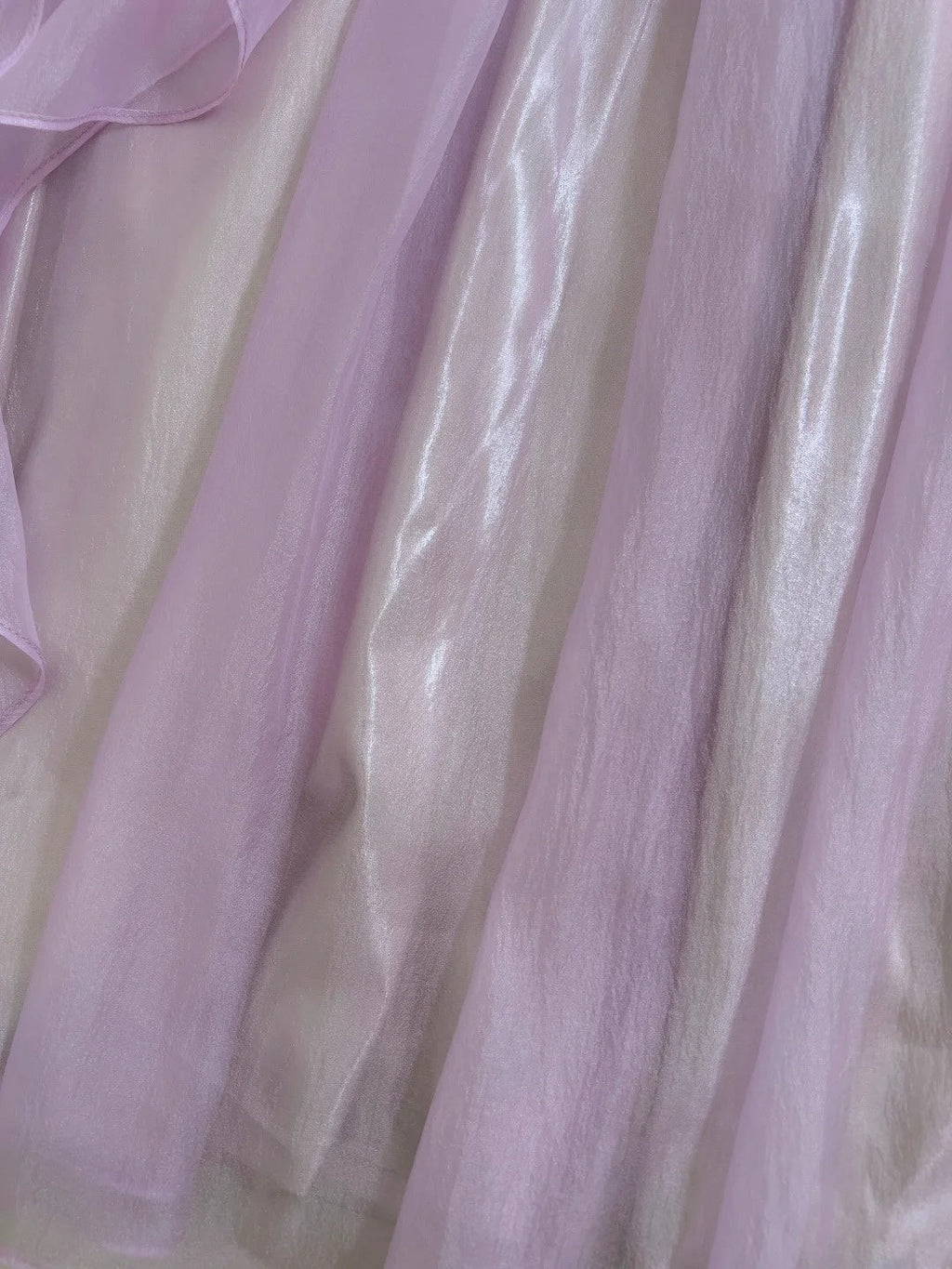 Lustrous Spaghetti Straps Purple Prom Dress Tulle A-Line Evening Dress GG5926