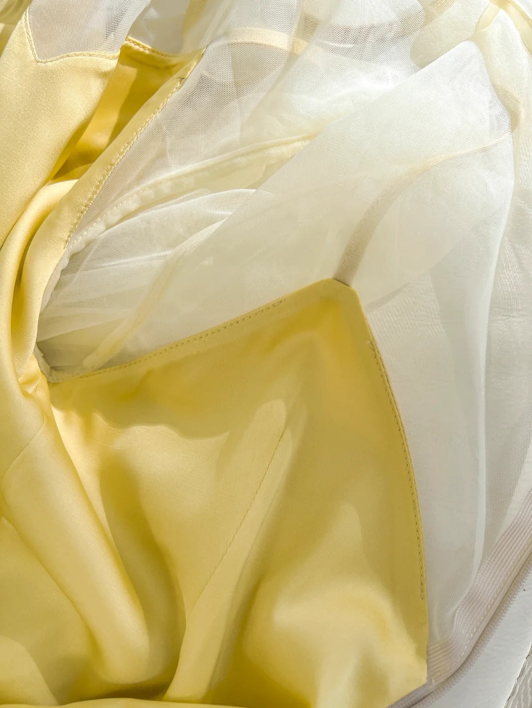 Cute Floral Yellow Prom Dress Long Sleeve A-Line Evening Dress GG6006
