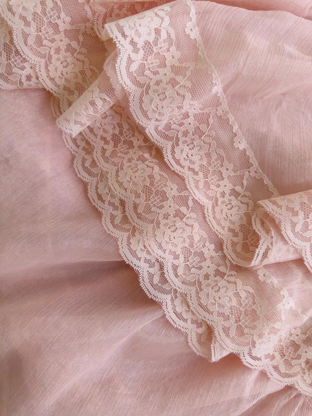 Elegant Lace Pink Prom Dress Spaghetti Straps Satin Mermaid Evening Dress GG6036