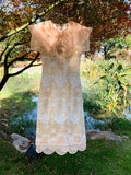 Attractive Lace Apricot Homecoming Dress Jewel Neck A-Line Birthday Dress GG6054