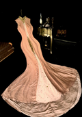 Glam Beaded Prom Dress Sleeveless Mermaid Evening Dress GG6059