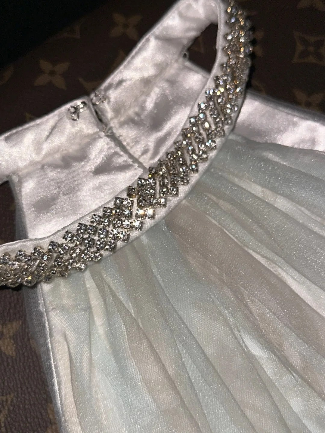 Graceful Halter Neck Wedding Dress, Beaded Mermaid Bridal Dress GG6069