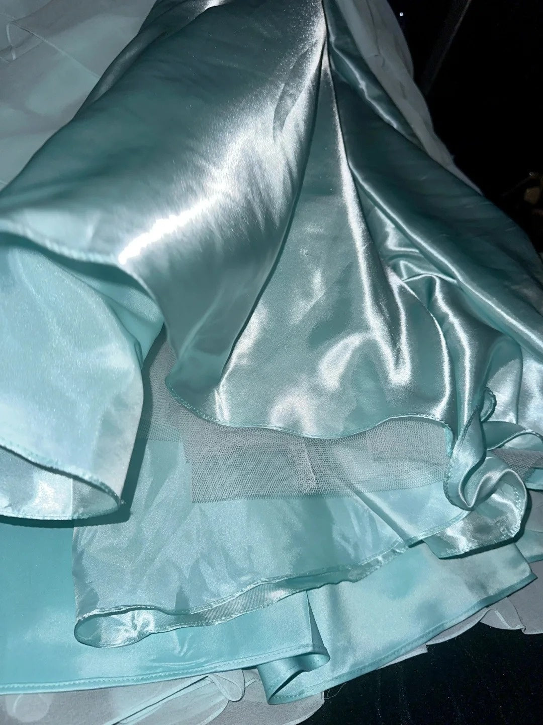 Y2K Sweetheart Neck Green Prom Dress Beading Bodice Tiered A-Line Evening Dress GG6074