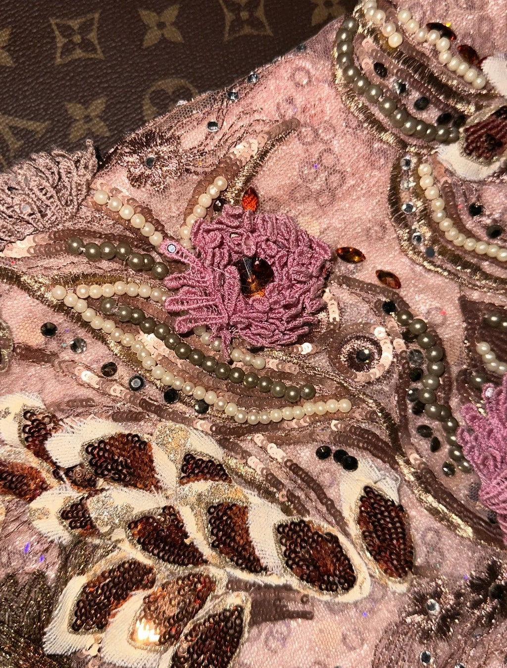 Enchanting Spaghetti Straps Pink Prom Dress Sequins Appliques Mermaid Evening Dress GG6090