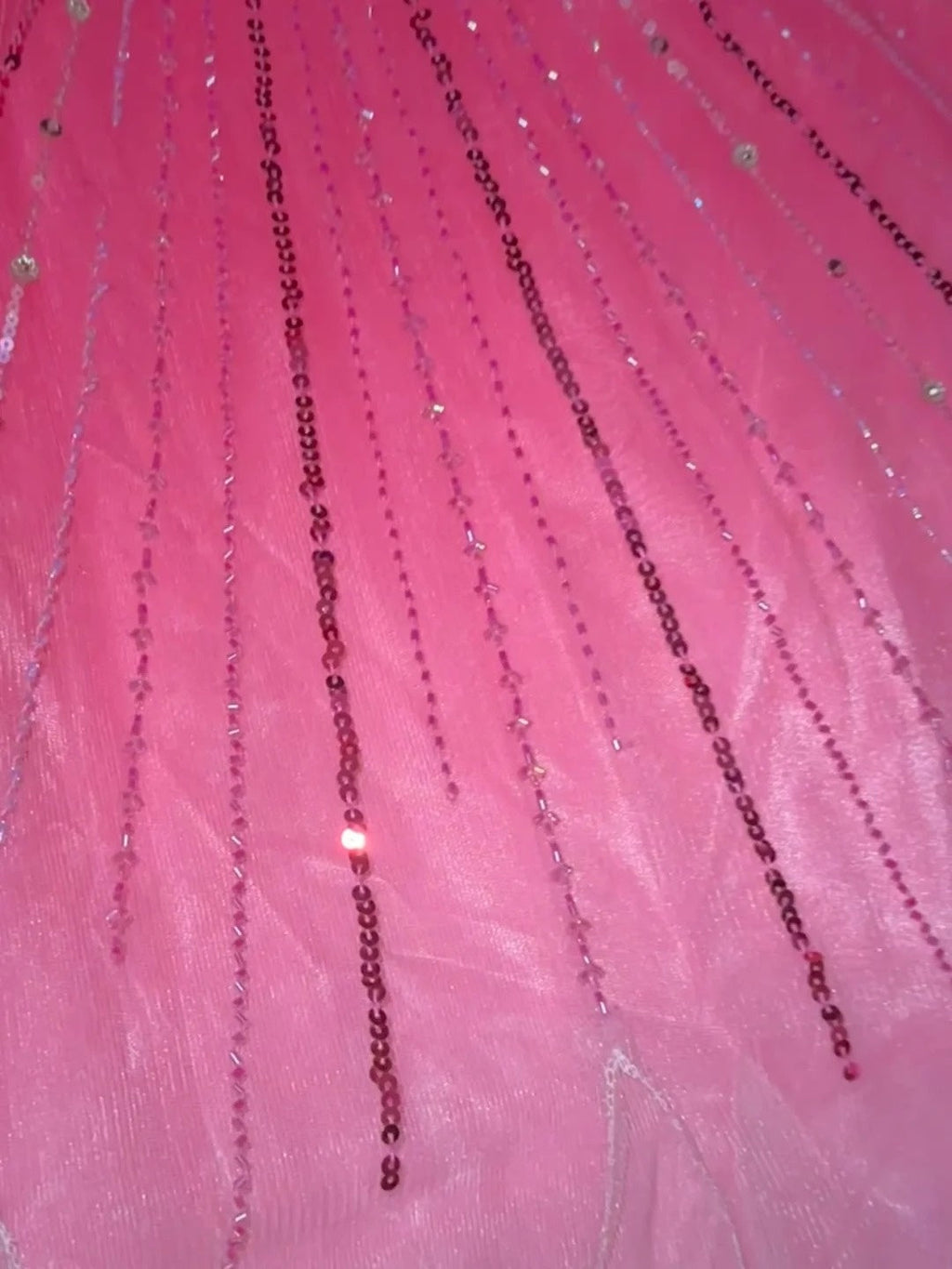Playful Halter Neck Gradient Pink Prom Dress Crystals Sequins Tulle Mermaid Evening Dress GG6118