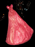 Enchanting Sweetheart Pink Prom Dress Satin Sequins A-Line Evening Dress GG6167