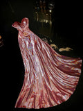 Lustrous Strapless Pink Prom Dress Sequins A-Line Evening Dress GG6186