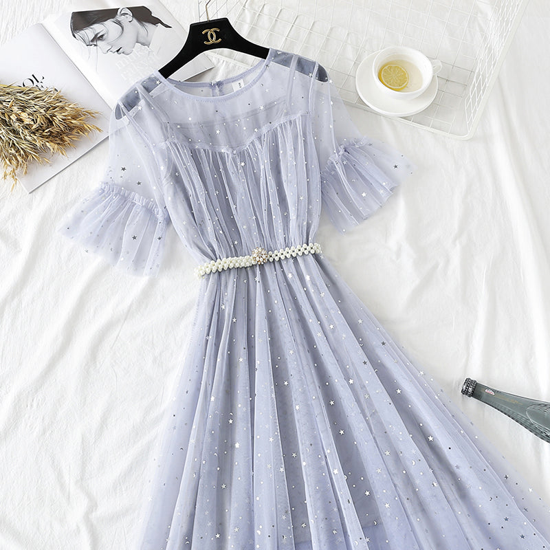 Star mesh dress fairy super sweet  4335