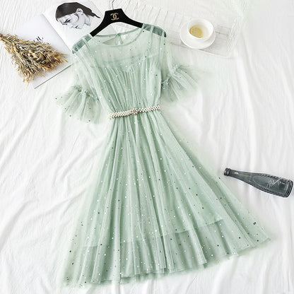 Star mesh dress fairy super sweet  4335