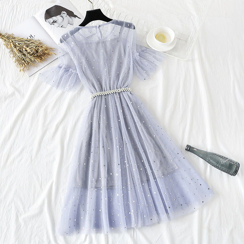 Star mesh dress fairy super sweet  4335
