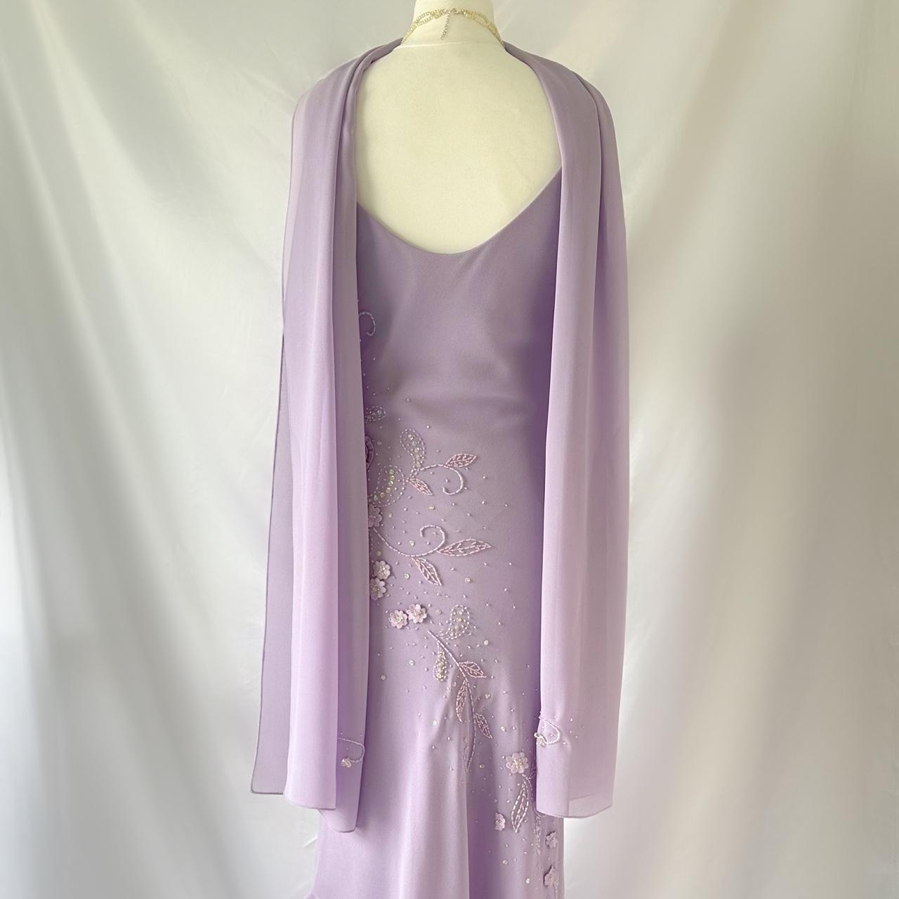 Purple fashion classy pretty exquisite beaded long chiffon ruffled ball gown evening dress party dress gh3547