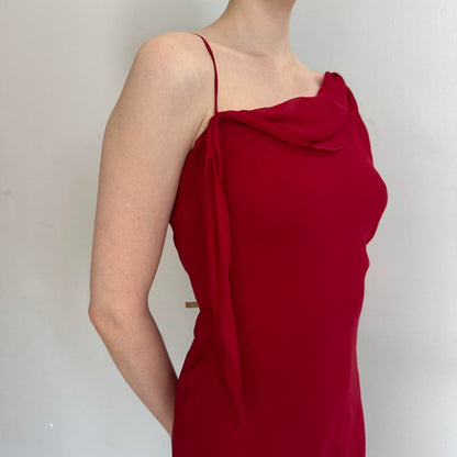 Red fashion elegant long chiffon formal Prom dress evening dress party dress gh4904