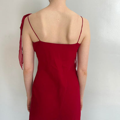 Red fashion elegant long chiffon formal Prom dress evening dress party dress gh4904