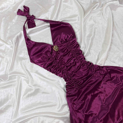 Purple midi/short prom dress gothic fairy dress homecoming dress formal dress gh4598