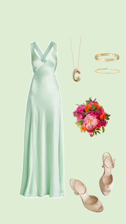 Simple A Line Straps Mint Green Long Prom Dresses P1800