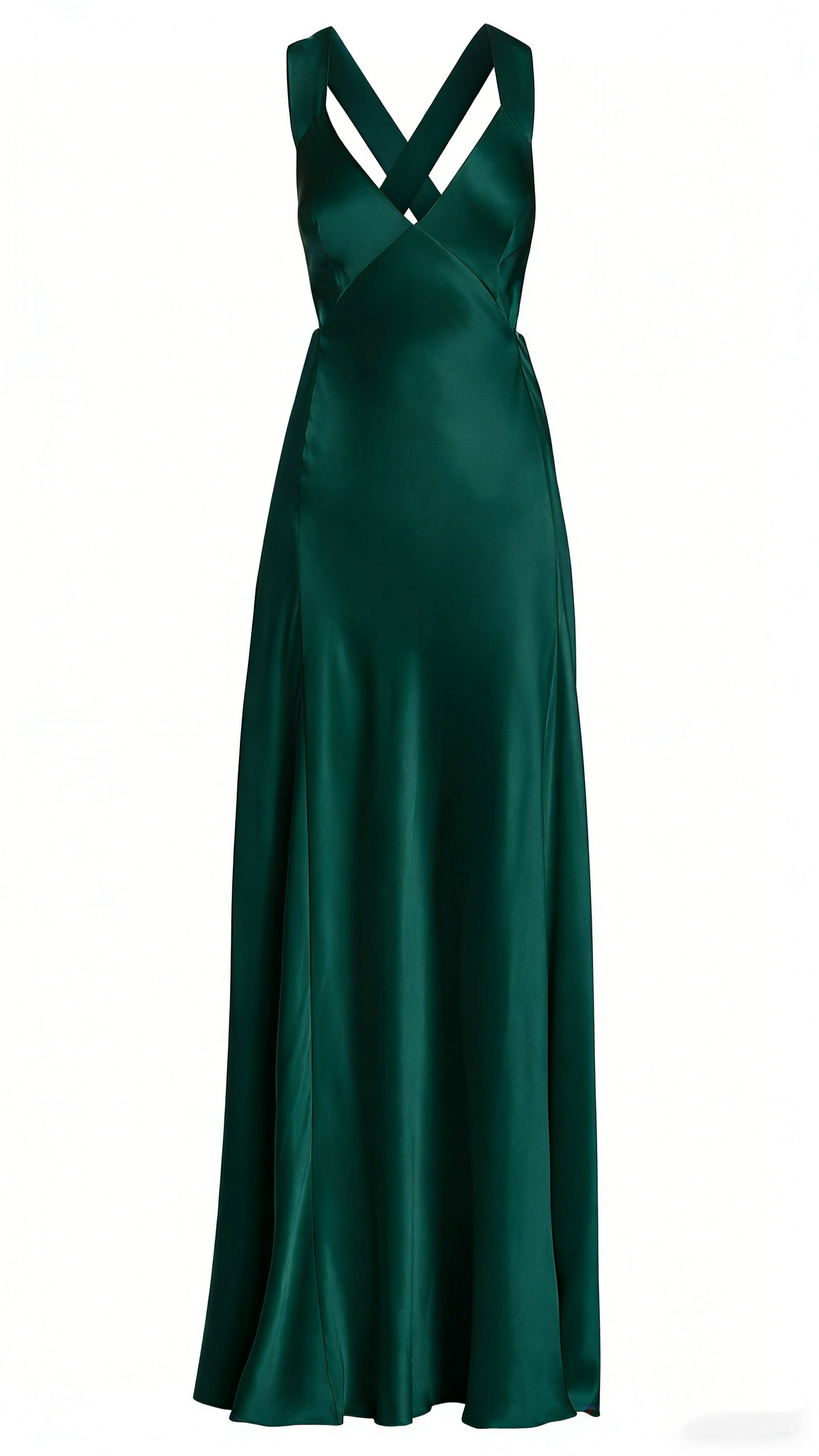 Simple A Line Straps Mint Green Long Prom Dresses P1800