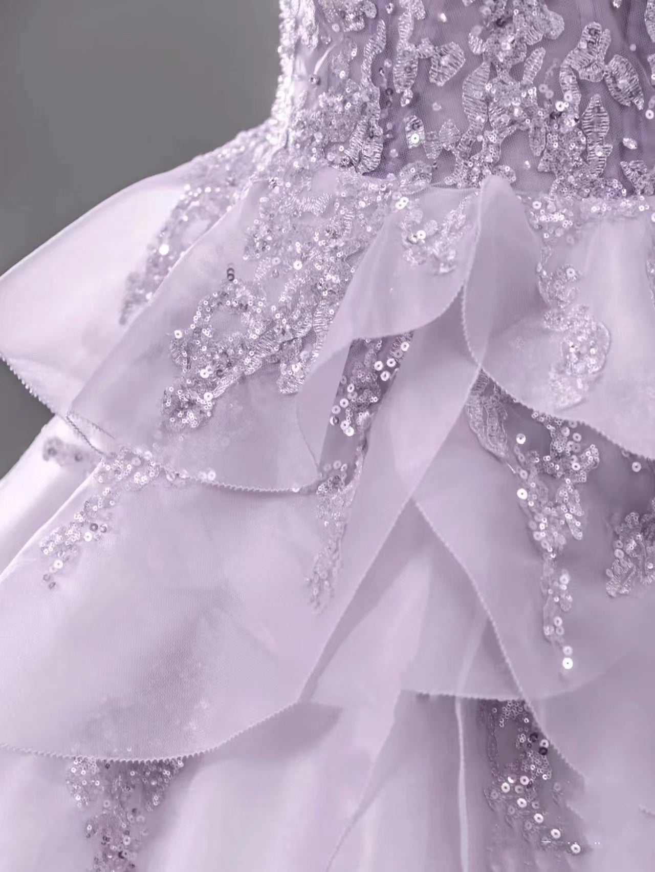 Fairy A Line Off The Shoulder Lilac Prom Dresses Evening Dress P2045
