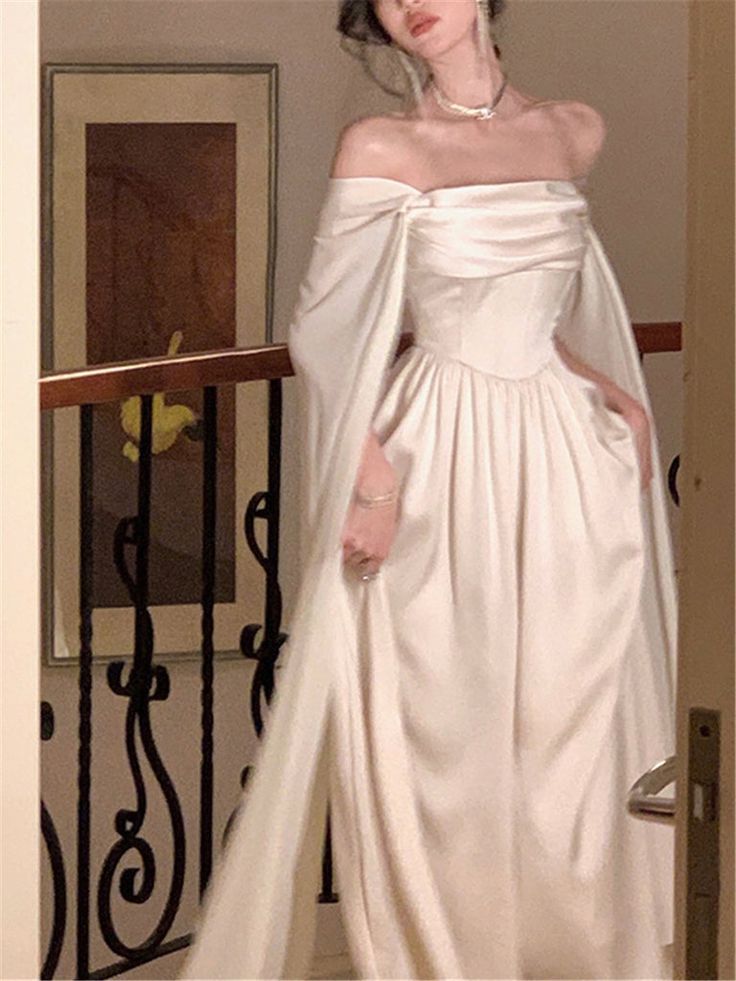 Sexy A Line Long Prom Dresses White 21th Birthday Outfits P2188