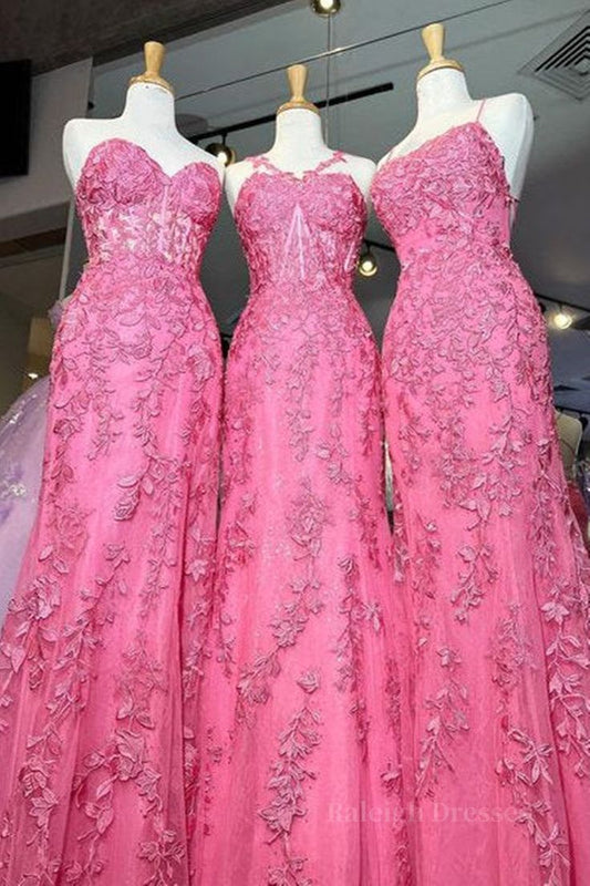 Mermaid Hot Lace Long Prom Dress, Long Hot Formal Graduation Evening Dress P2320