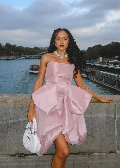 Design Pink Tube Top Bow Irregular 17th Birthday Homecoming Dress P3952