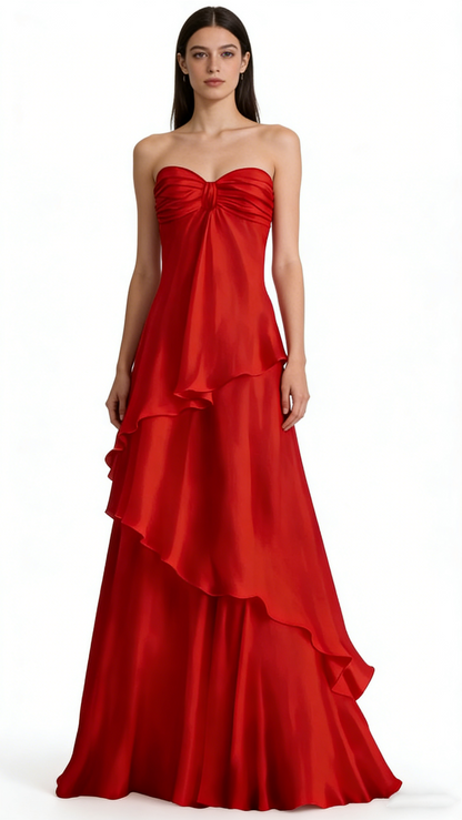 Sexy A line Sweetheart Party Dresses White Long Prom Dresses P940
