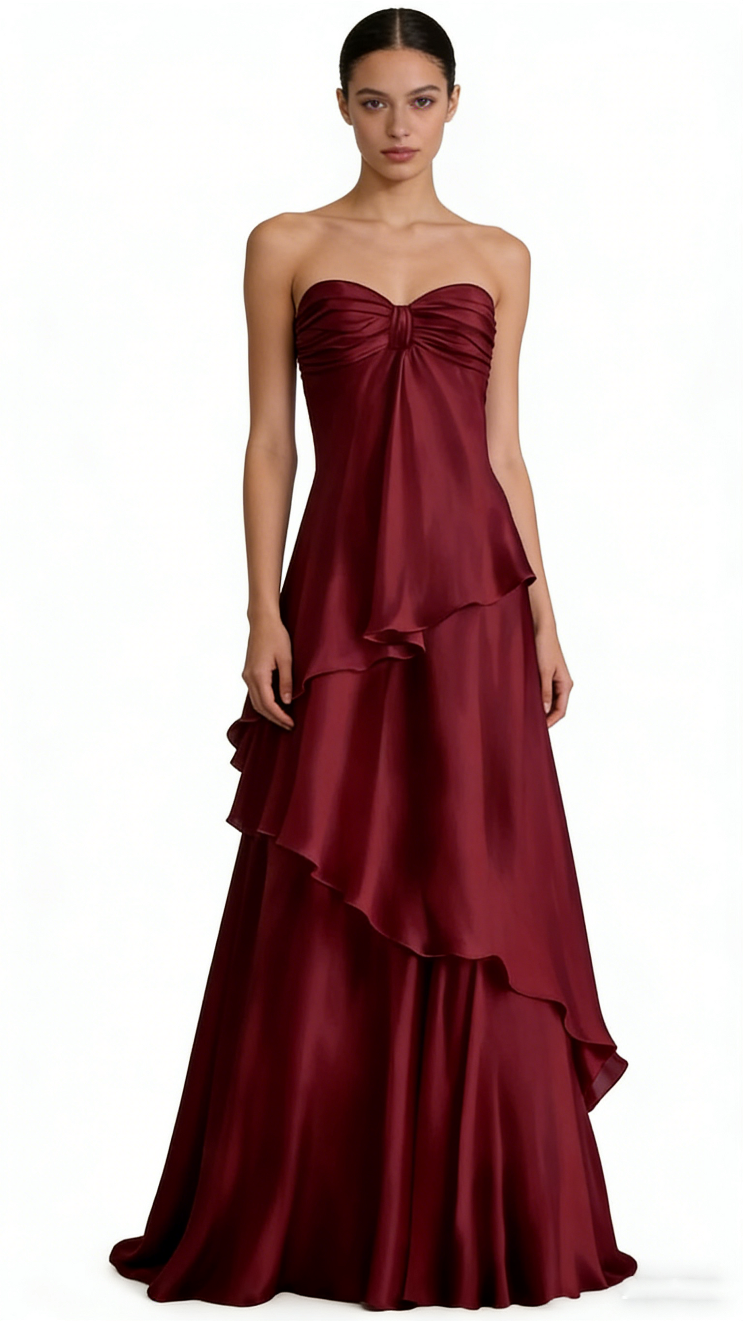 Sexy A line Sweetheart Party Dresses White Long Prom Dresses P940