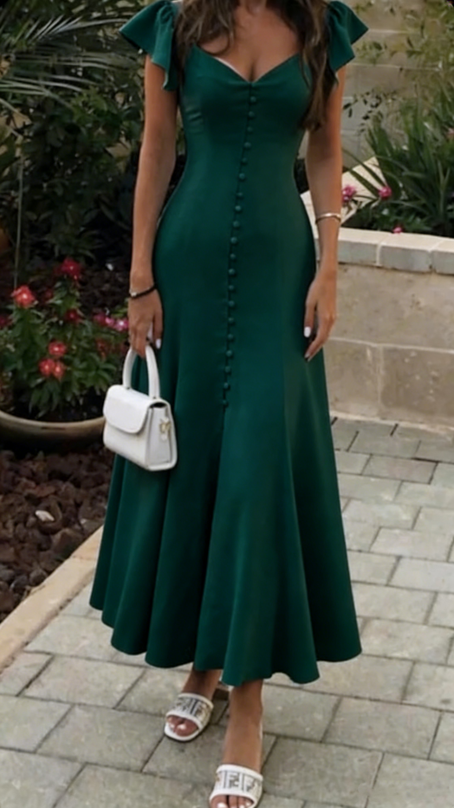 A line Sleeveless Light Sky Blue Ankle Length Prom Dress P990