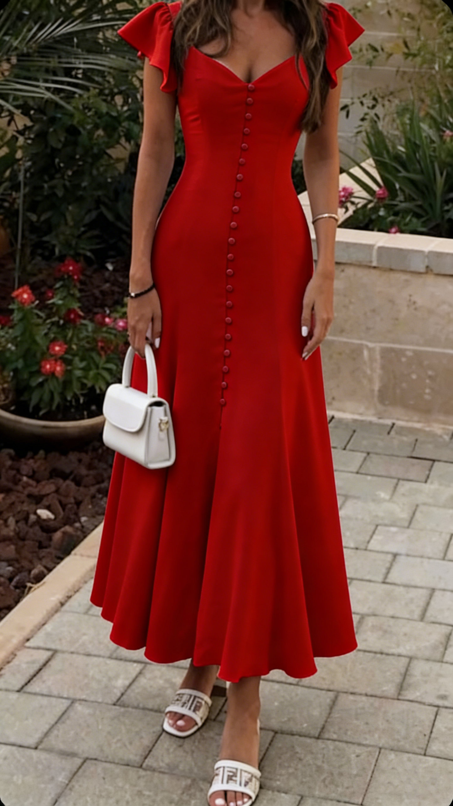 A line Sleeveless Light Sky Blue Ankle Length Prom Dress P990