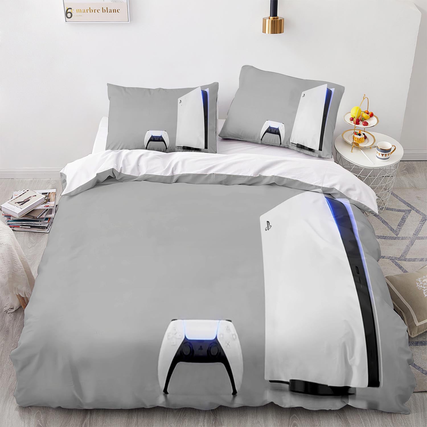 Customize Photo Logo Duvet Cover Boys Girls Adults Gift Custom Made DIY Bedding Set Designer Bed Set Queen Size Quilt Cover   PS1013
