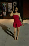 Vintage Red Strapless Sheath Homecoming Dress Party Dress Mini Cocktail Dress TP4807