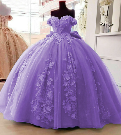 Blue gorgeous exquisite floral applique strapless long prom dress evening gown quinceanera dress sweet 16 years old dress gh930