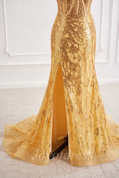Sparkly Off-Shoulder Empire Sequin Appliques Prom Party Dress