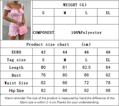 Summer Tight Sleeveless Ruffled Printed Short Homecoming Dress
