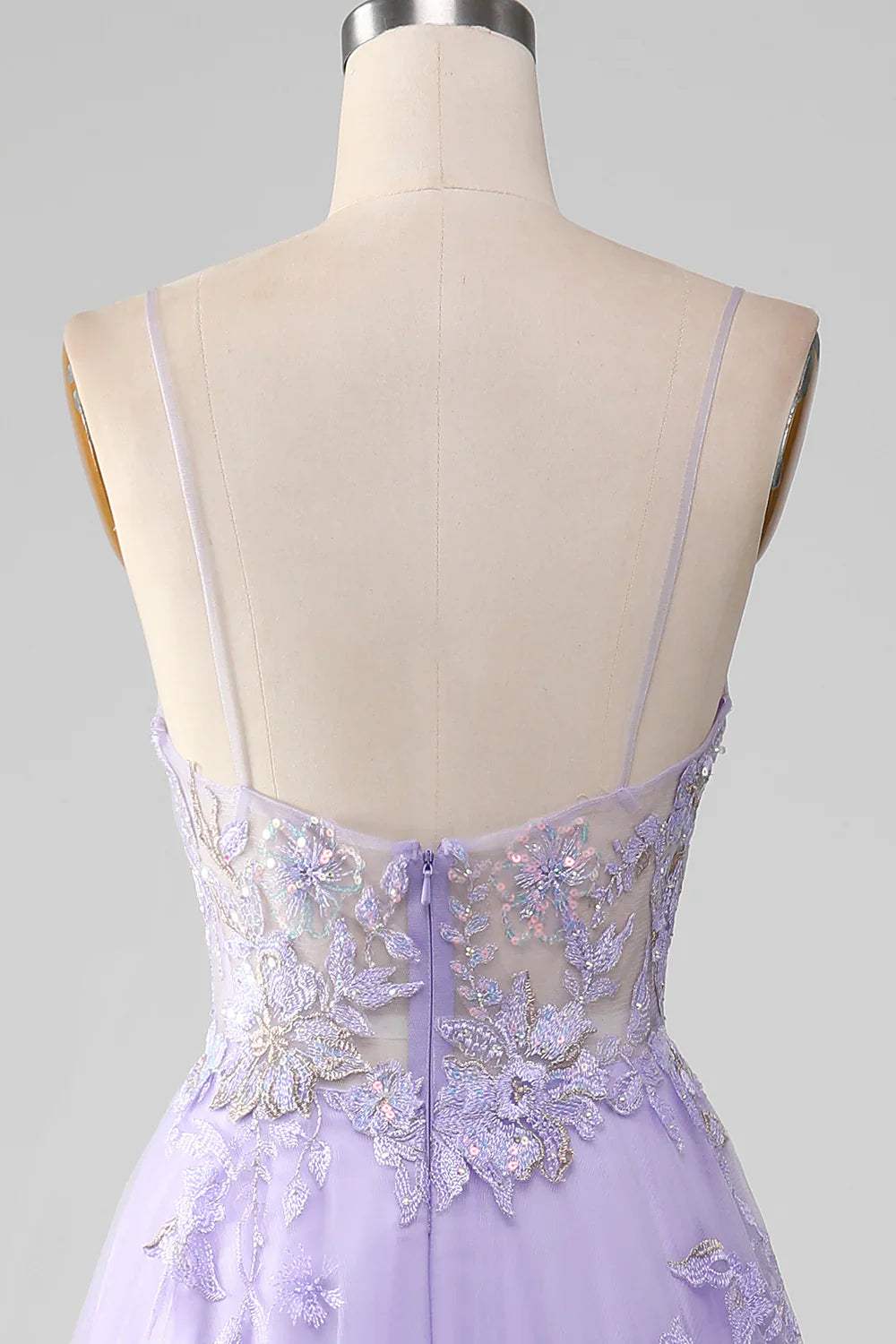 A-Line Sequins Prom Dress with Embroidery TP1374