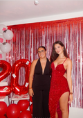 Shiny Spaghetti Strap Sleeveless Sequin Slit Long Prom Dress Evening Dress TP2472