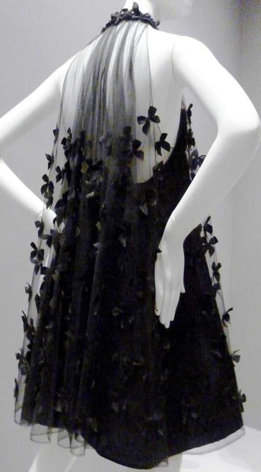 girlhomeshops--Black Exquisite Butterfly Short Tulle Beautiful Suspender Homecoming Dress gh5692