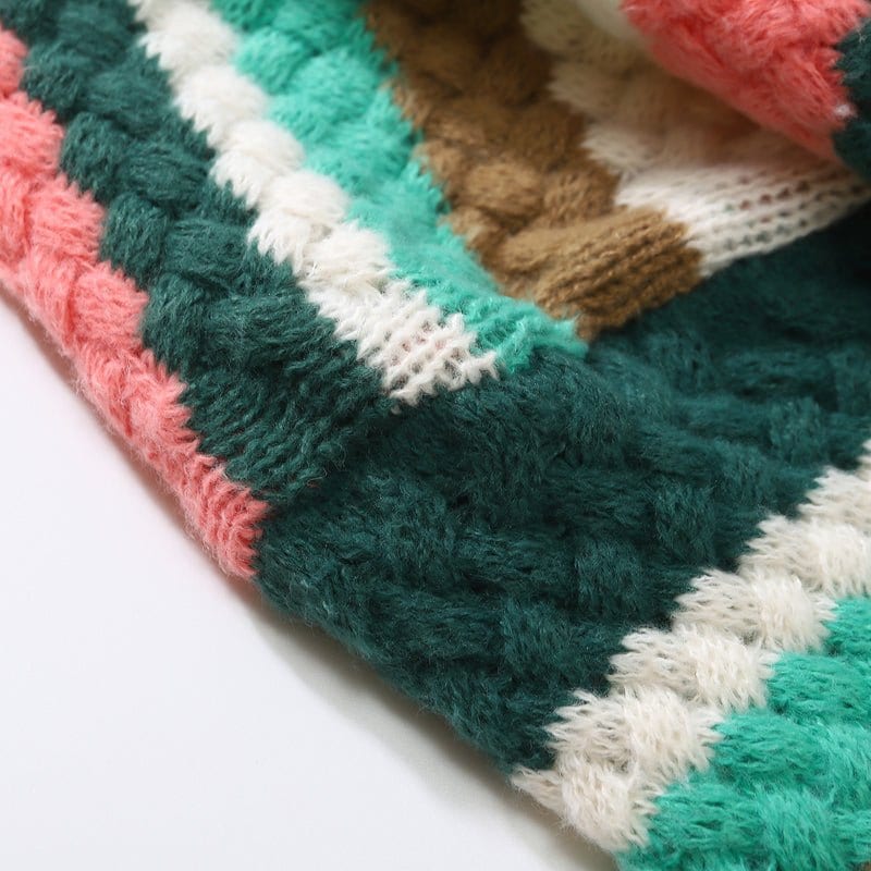 Fall and winter fashionable lazy style long-sleeved sweater top 5083