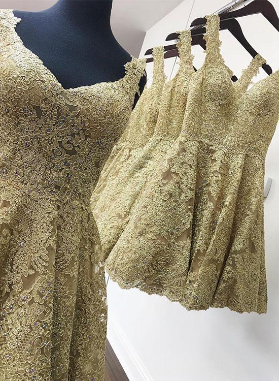 Vintage Lace Applique Short A-Line Party Dress Cocktail Dress Homecoming Dress TP4438