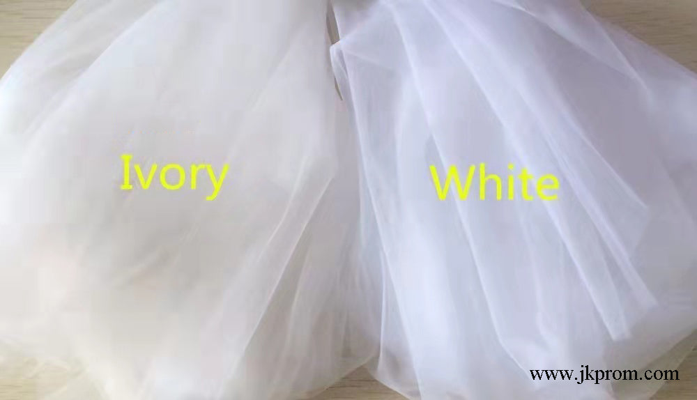 A Line Wedding Dress Long Square Neck Boho Bridal Dresses