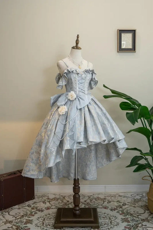 Girlhomeshops-Pink dress, purple dress, blue dress, ivory dress, short dress, lolita dress, sweet dress, cute dress gh5140