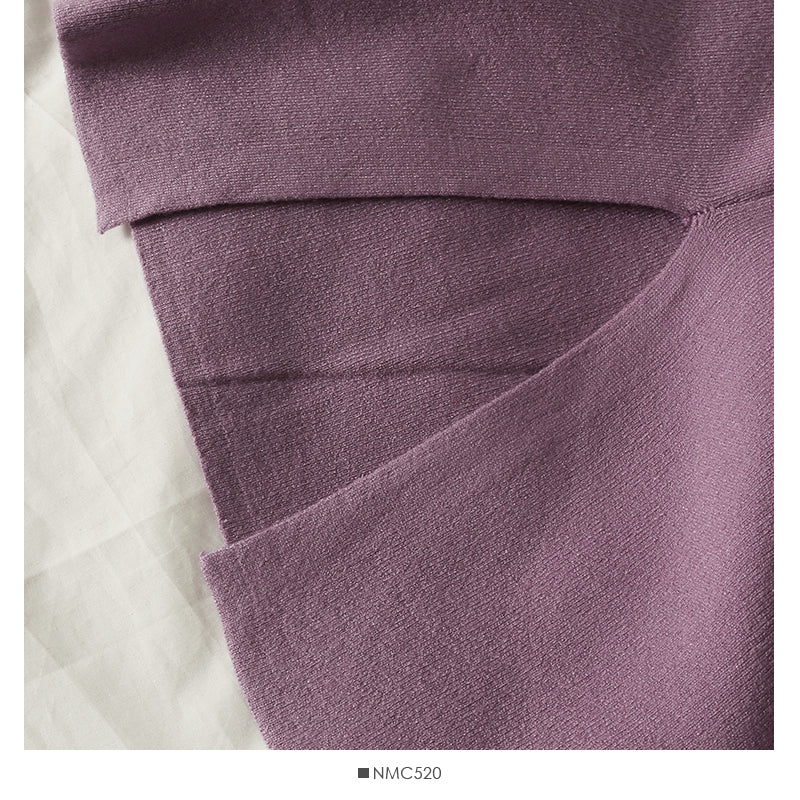 Slim medium length split Hip Wrap Skirt  2505