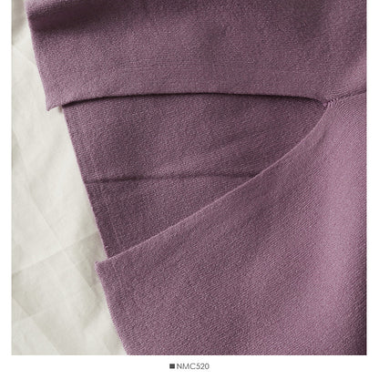 Slim medium length split Hip Wrap Skirt  2505
