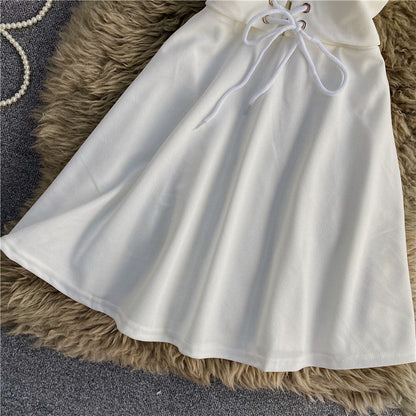 Sexy suspender skirt A-line skirt short skirt  2725