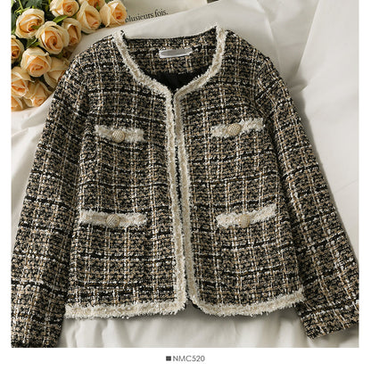 Early autumn new short fashion Korean slim long sleeve top  2103