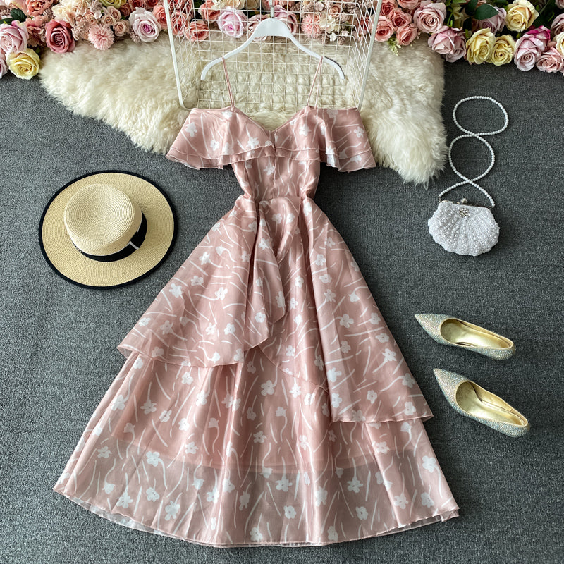 Off shoulder strapless dress  3409