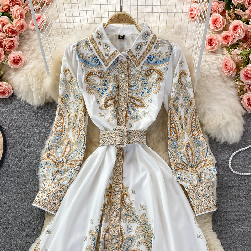High end light luxury single breasted skirt  3114