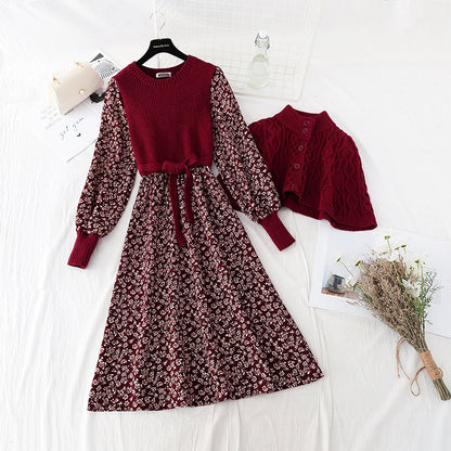 Corduroy Skirt is worn gently with winter bottom skirt  2157