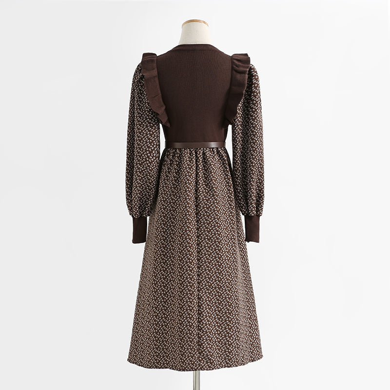 Women's Corduroy dress small tall bottomed skirt  2447