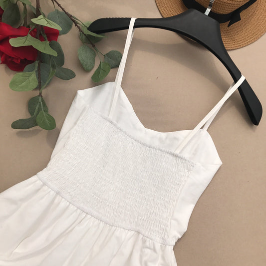 High waist elastic suspender Jumpsuit women's shorts skirt pants  2872