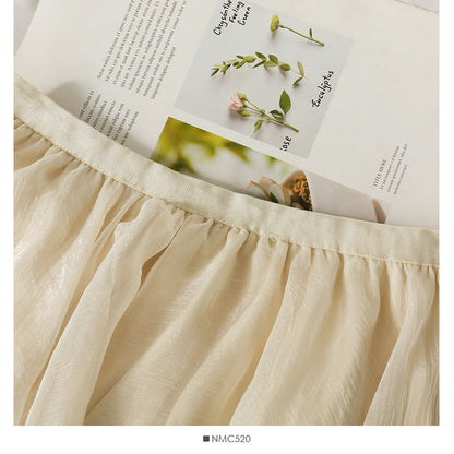 Medium length high waist slim skirt for women  2487